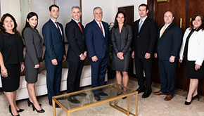 Group photo of the attorneys from Waldman Barnett, who joined Armstrong Teasdale in 2022.