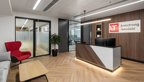 photo of reception area in Armstrong Teasdale's London office