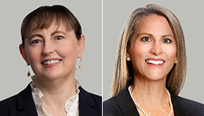 Jennifer Byrne and Erin Florek